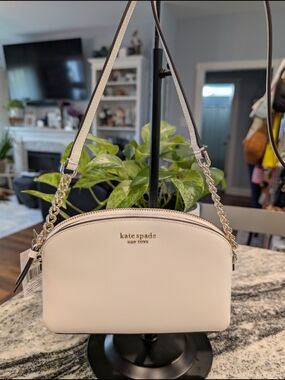 kate spade New York Cream Crossbody Bag